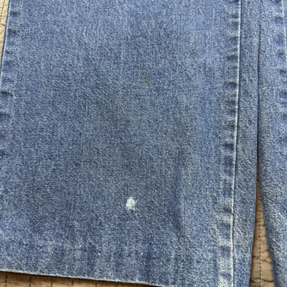 Vtg LL Bean Jeans Men's 36x34 (32x31) Blue‎ Denim Straight Leg Union Made In USA